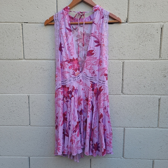 Free People | She Moves Floral Tunic Dress NEW - Picture 10 of 13